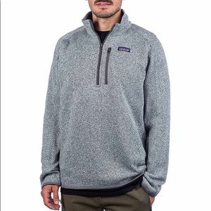 Patagonia Better Sweater® 1/4-Zip Fleece in color Stonewash (gray)